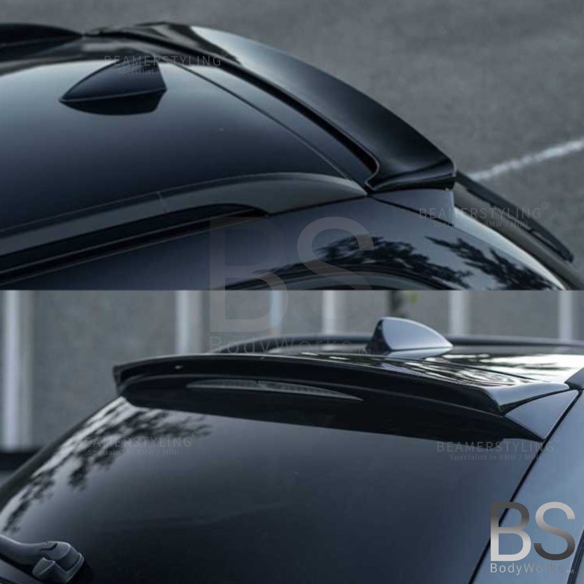 Dakspoiler - BMW E61 Touring - Hamann Style - Hoogglans Zwart | 2004 - 2010 - Beamerstyling.nl
