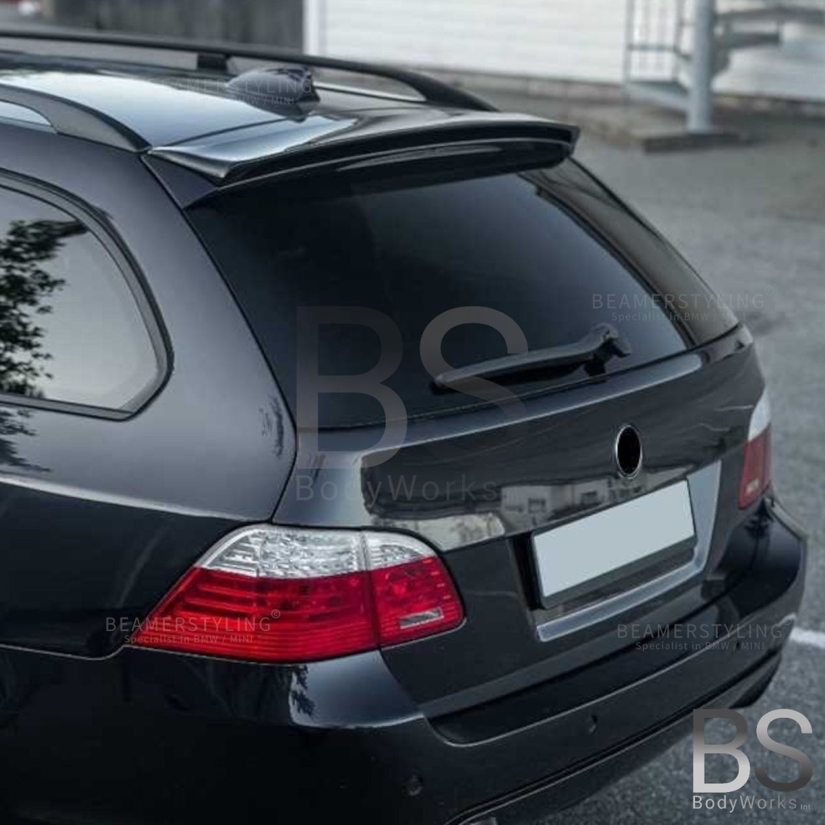 Dakspoiler - BMW E61 Touring - Hamann Style - Hoogglans Zwart | 2004 - 2010 - Beamerstyling.nl