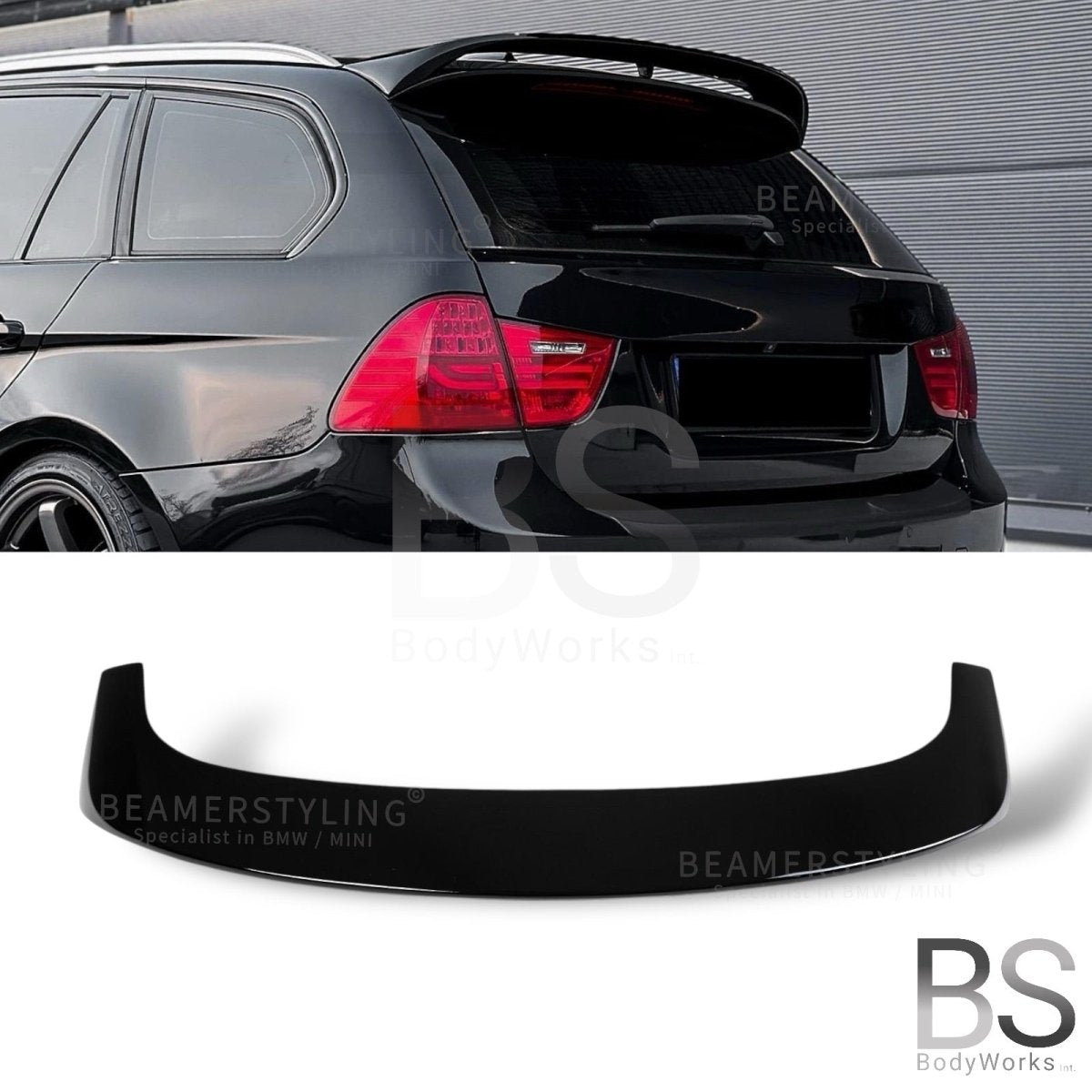 Dakspoiler - BMW E91 Touring - Performance Look - Hoogglans Zwart | 2005 - 2013 - Beamerstyling.nl