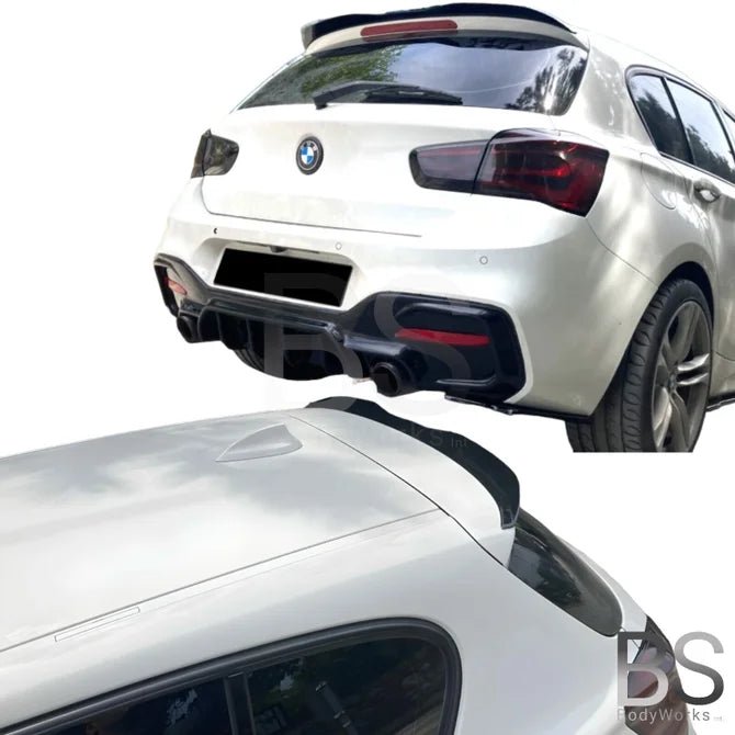 Dakspoiler Lip - BMW 1 Serie F20 / F21 - Hoogglans Zwart | 11 - 19 - Beamerstyling.nl