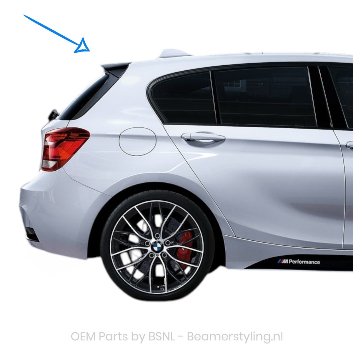 Dakspoiler + Vinnen - BMW 1 Serie F20 / F21 - Origineel BMW - M Performance | 11 - 19 - Beamerstyling.nl