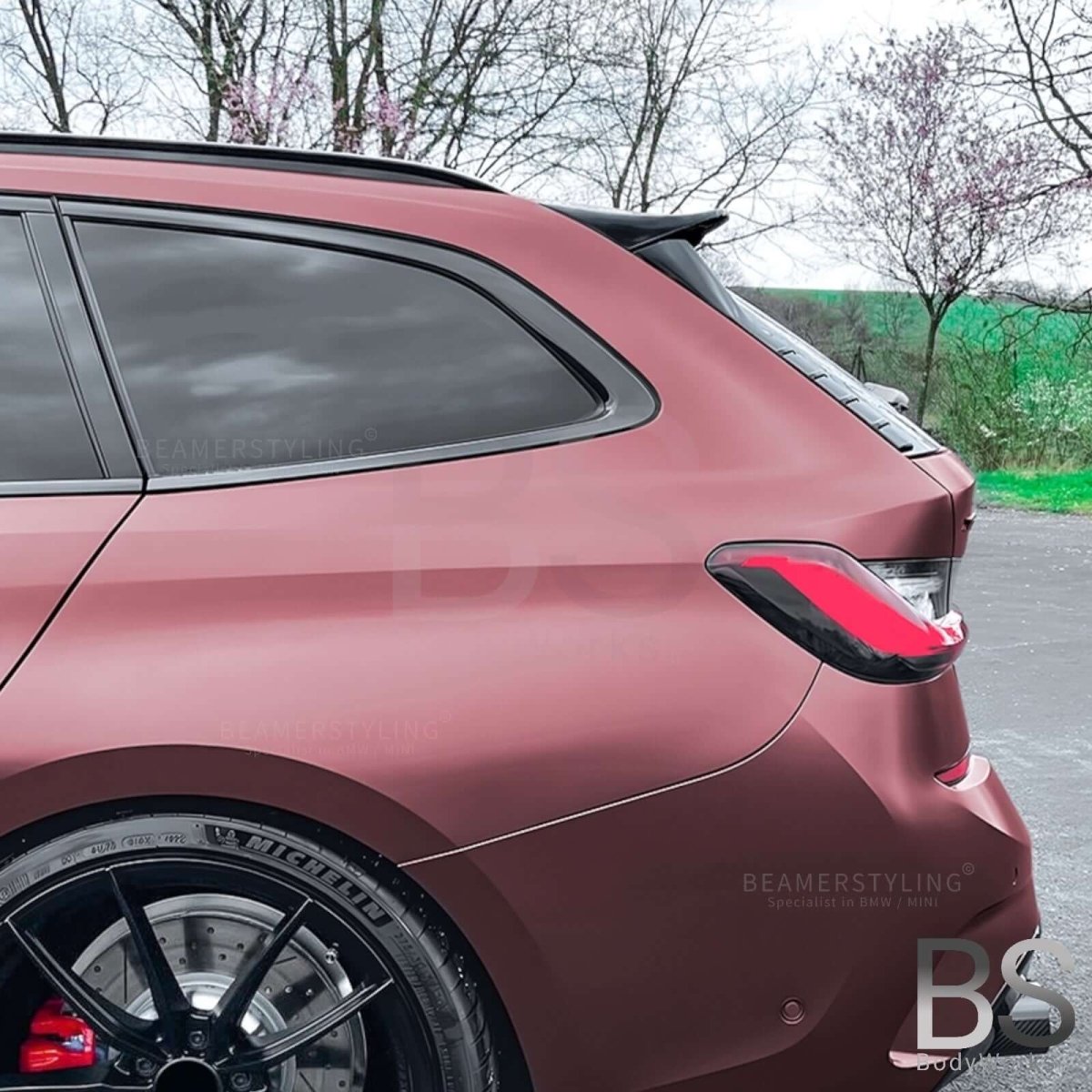 Dakspoiler Vinnen V2 - BMW 3 Serie G21 Touring - Hoogglans Zwart | 2018 - 2024 - Beamerstyling.nl