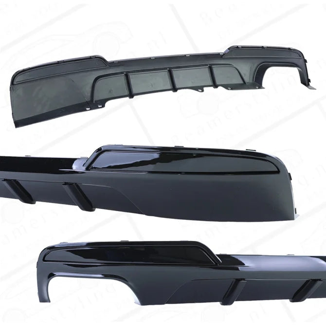 Diffuser - BMW F10 / F11 - M Performance Look - 535I / 535D - Glanzend Zwart | 10-17