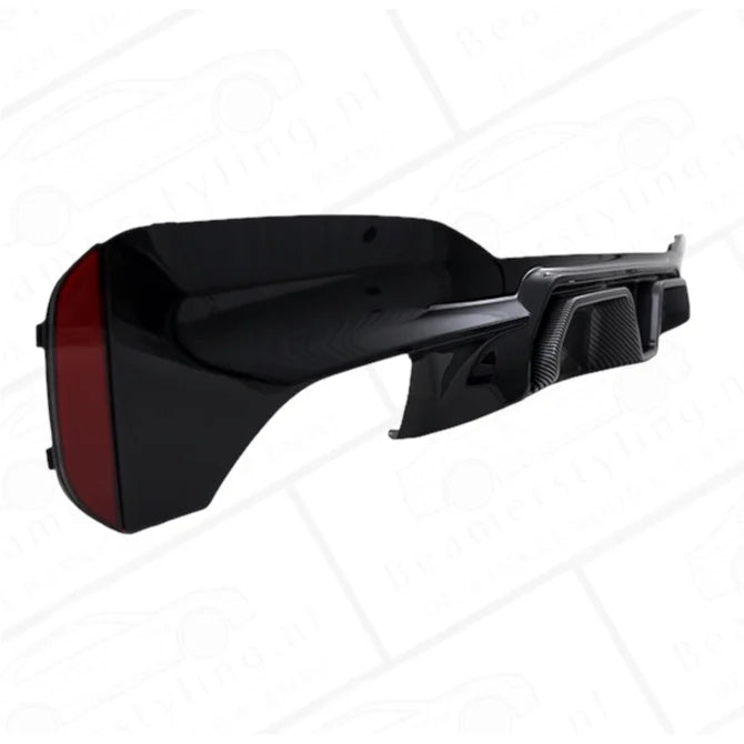 Diffuser - BMW G30 / G31 - M5 Cs Design - Zwart/Carbon