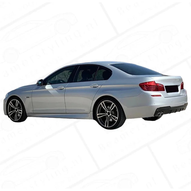 Diffuser - BMW F10 / F11 - M Performance Look - 535I / 535D - Glanzend Zwart | 10-17