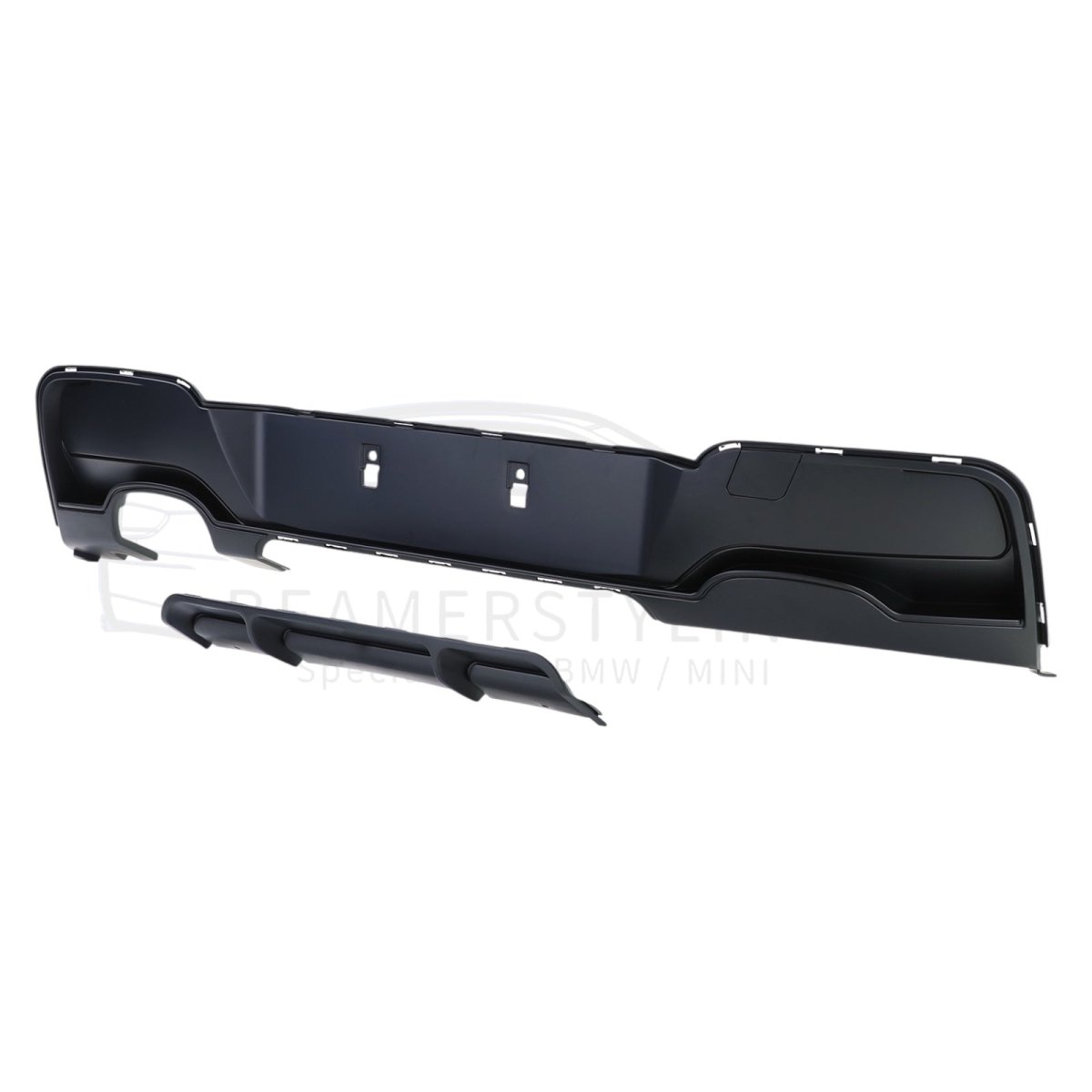 Diffuser - BMW 1 Serie F20 / F21 - Performance Look - Mat Zwart | 11 - 15 - Beamerstyling.nl