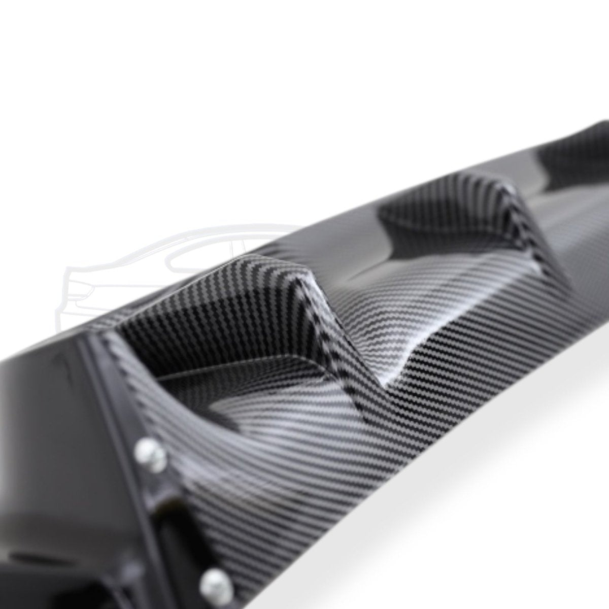 Diffuser - BMW 1 Serie F20LCI / F21LCI - Competition Look - Hoogglans Zwart/Carbon | 03/2015 - 2019 - Beamerstyling.nl