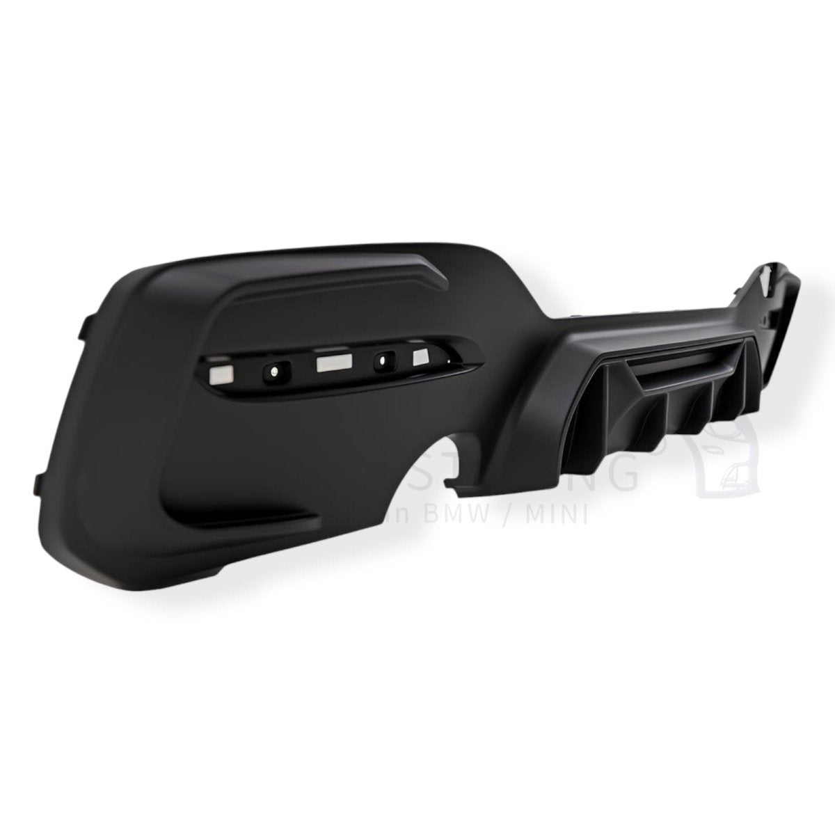 Diffuser - BMW 1 Serie F20LCI / F21LCI - Competition Look - M135I/M140I - Mat Zwart | 03/2015 - 2019 - Beamerstyling.nl