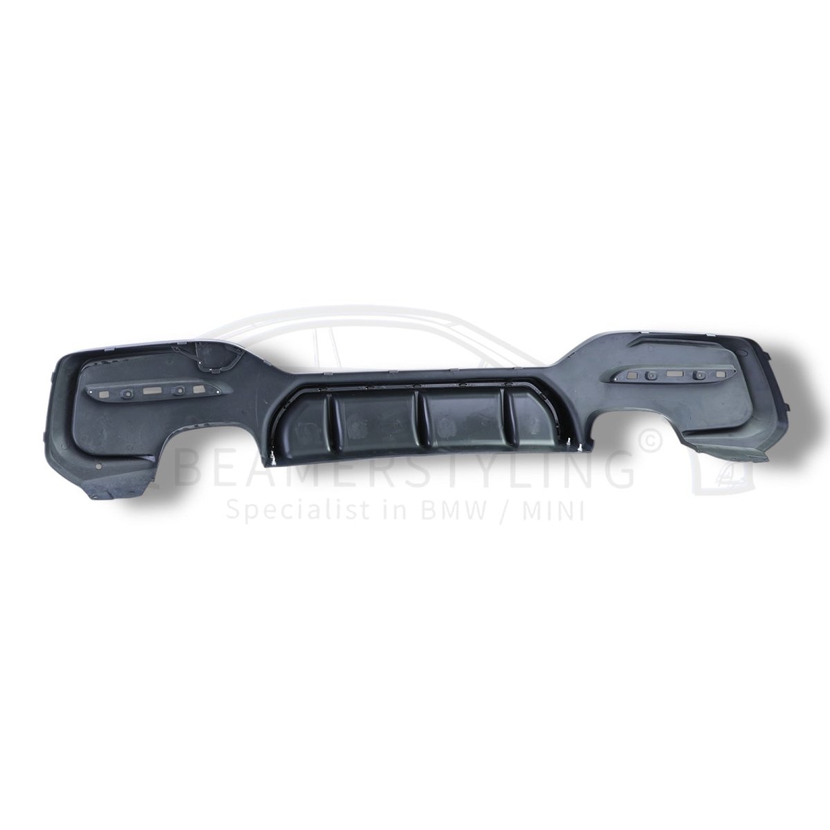 Diffuser - BMW 1 Serie F20LCI / F21LCI - M Performance Look V2 - M135I/M140I - Hoogglans Zwart | 03/2015 - 2019 - Beamerstyling.nl