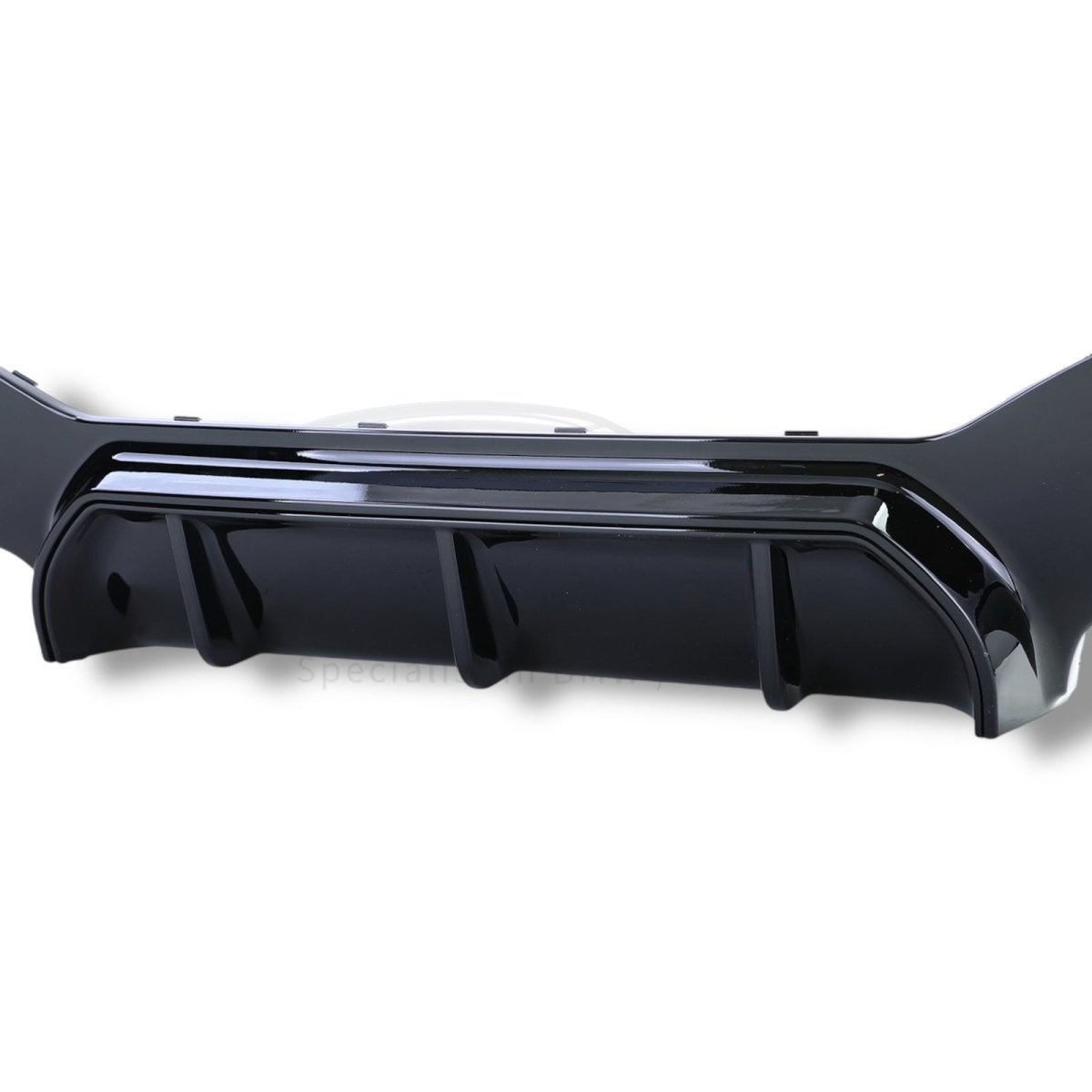 Diffuser - BMW 1 Serie F20LCI / F21LCI - M Performance Look V2 - M135I/M140I - Hoogglans Zwart | 03/2015 - 2019 - Beamerstyling.nl