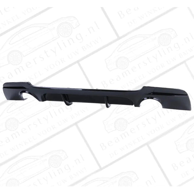 Diffuser - BMW E92 / E93 - M Performance Look - 335I / 335D - Glanzend Zwart | 2006-2014 - Beamerstyling.nl