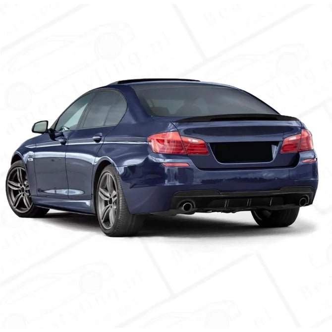 Diffuser - BMW F10 / F11 - M Performance Look - 535I / 535D - Mat Zwart | 10 - 17 - Beamerstyling.nl
