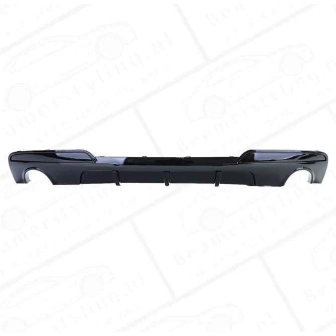Diffuser - BMW F10 / F11 - M Performance Look - Glanzend Zwart - Uitlaat Links | 10 - 17 - Beamerstyling.nl