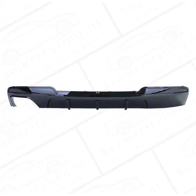 Diffuser - BMW F10 / F11 - M Performance Look - Mat Zwart - Uitlaat Links | 10 - 17 - Beamerstyling.nl