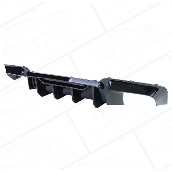 Diffuser - BMW F10 / F11 - M5 Evo Look - Glanzend Zwart | 2010 - 2017 - Beamerstyling.nl