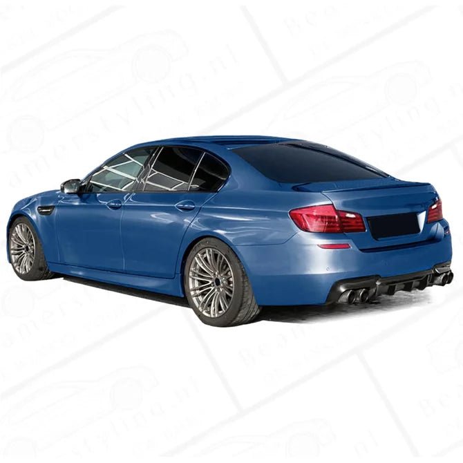 Diffuser - BMW F10 / F11 - M5 Evo Look - Mat Zwart | 2010 - 2017 - Beamerstyling.nl