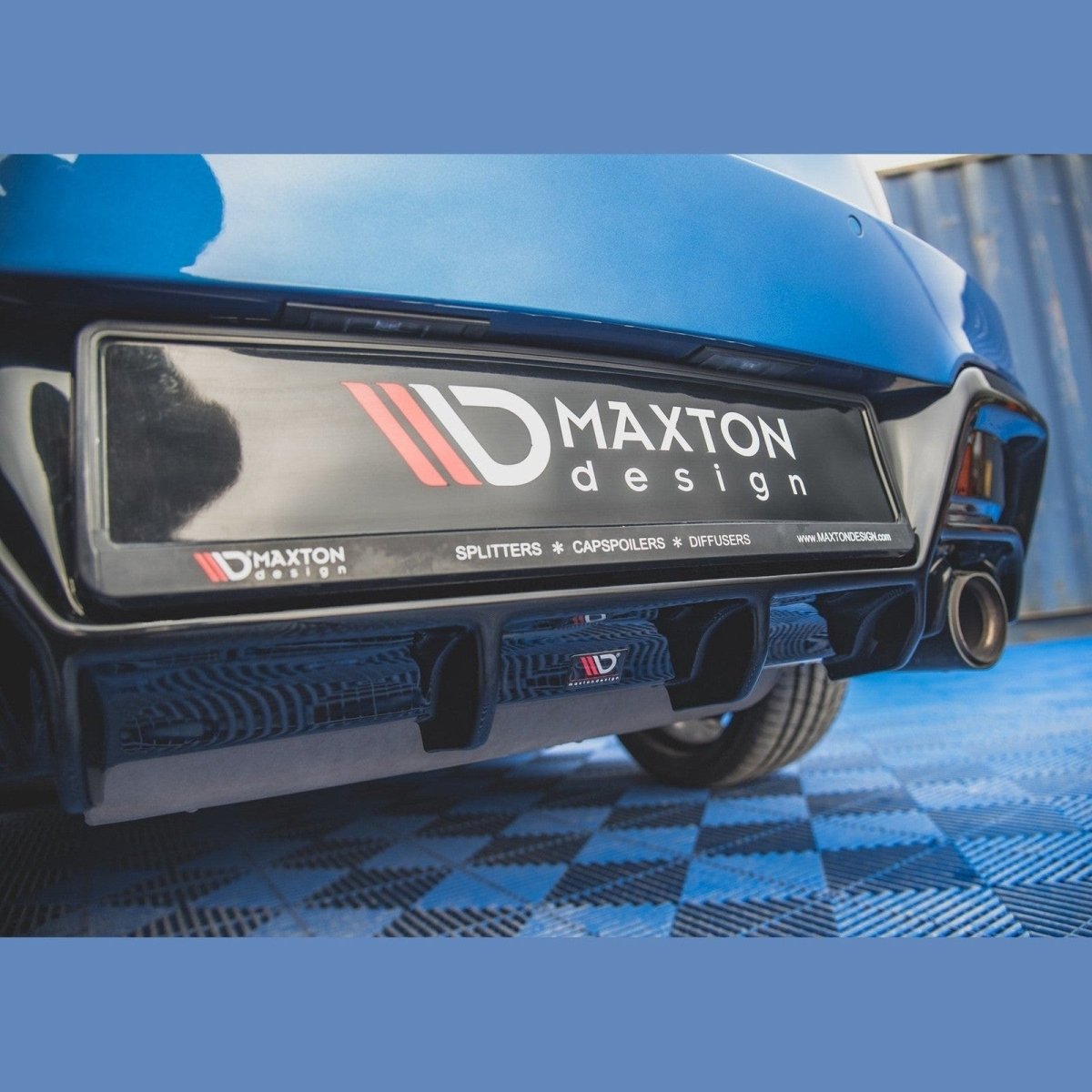 Diffuser - BMW F20 / F21 - Hoogglans Zwart - M135I - Maxton Design | 2011-2015 - Beamerstyling.nl