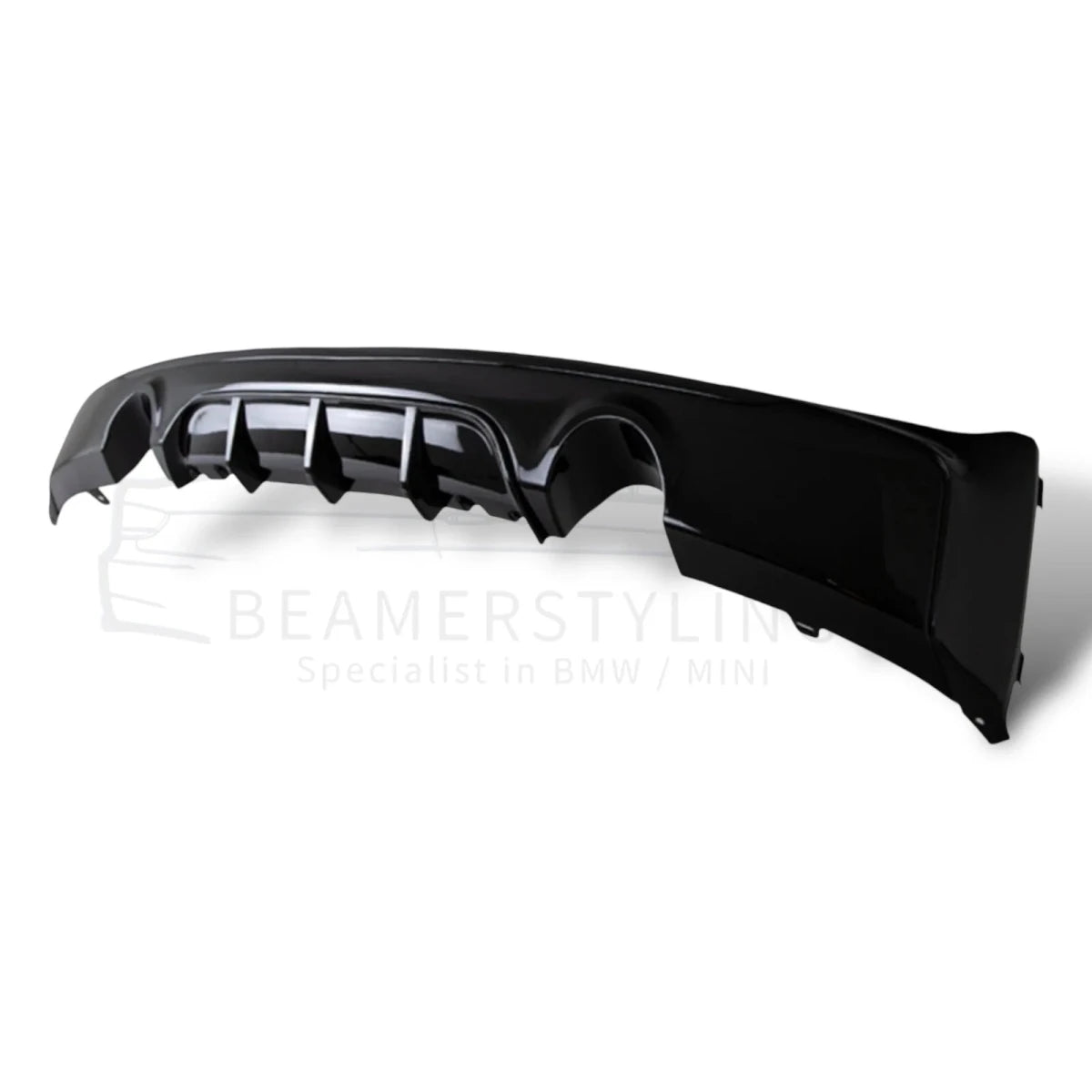 Diffuser - BMW F22 / F23 - M Performance look - M240i - Hoogglans zwart | 13-21 - Beamerstyling.nl