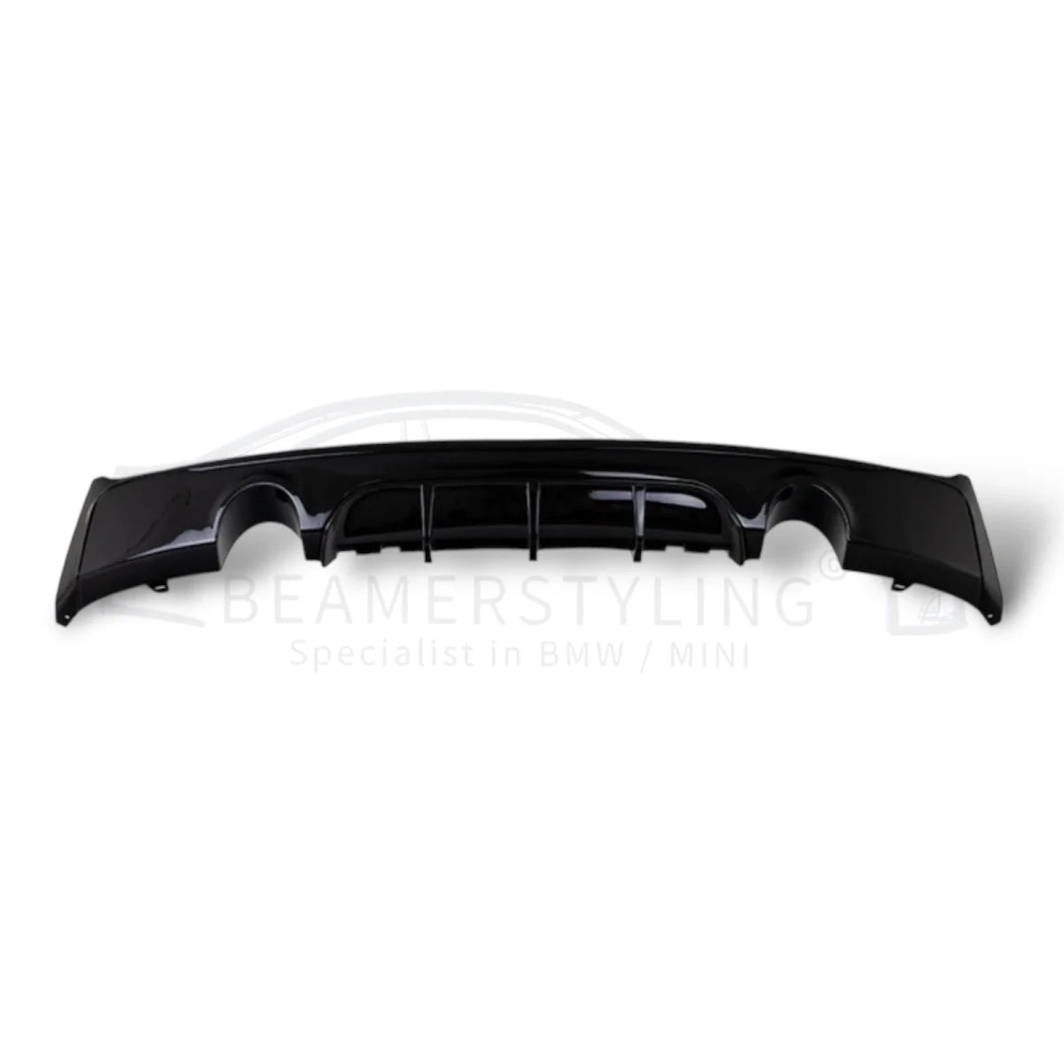 Diffuser - BMW F22 / F23 - M Performance look - M240i - Hoogglans zwart | 13-21 - Beamerstyling.nl