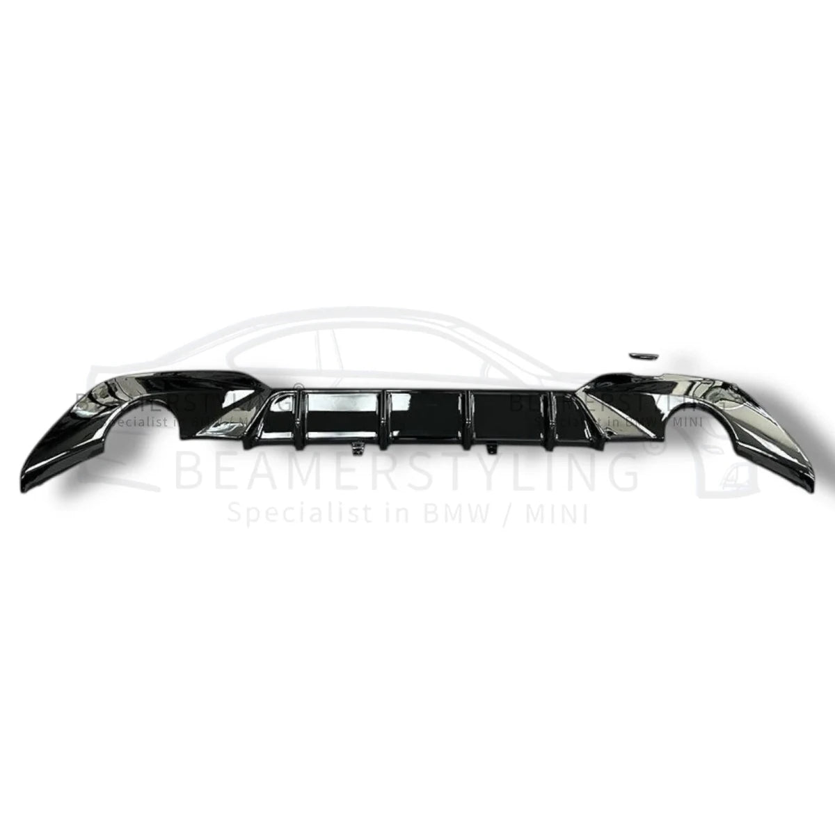 Diffuser - BMW G20 / G21 - Competition look V2 - Hoogglans zwart | 2019 - 2022 - Beamerstyling.nl