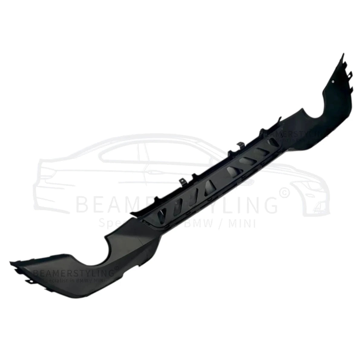 Diffuser - BMW G20 / G21 - Competition look V2 - Hoogglans zwart | 2019 - 2022 - Beamerstyling.nl