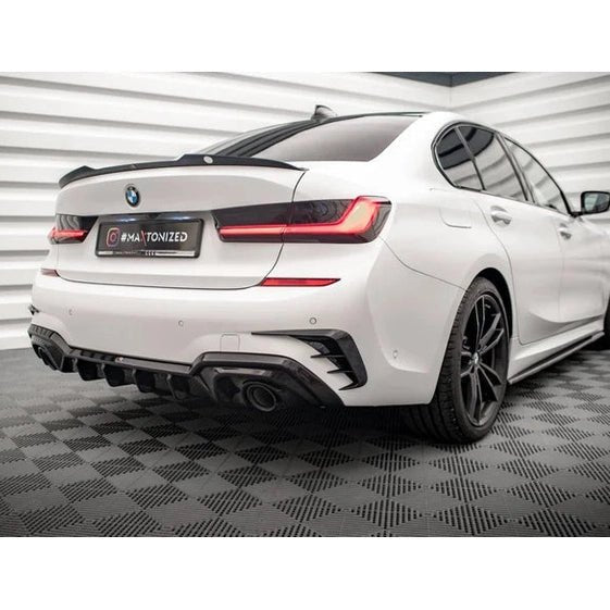 Diffuser - BMW G20 / G21 - M Pakket + Trekhaak - Maxton Design | 19 - 22 - Beamerstyling.nl