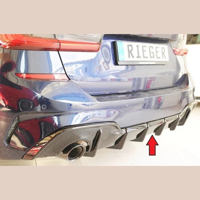Diffuser - BMW G20 / G21 - Rieger Tuning - Met Trekhaak | 19 - 22 - Beamerstyling.nl