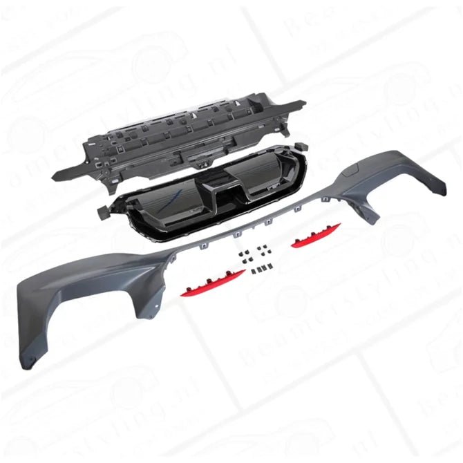 Diffuser - BMW G30 / G31 - Competition Look - Hoogglans Zwart | 17 - 23 - Beamerstyling.nl