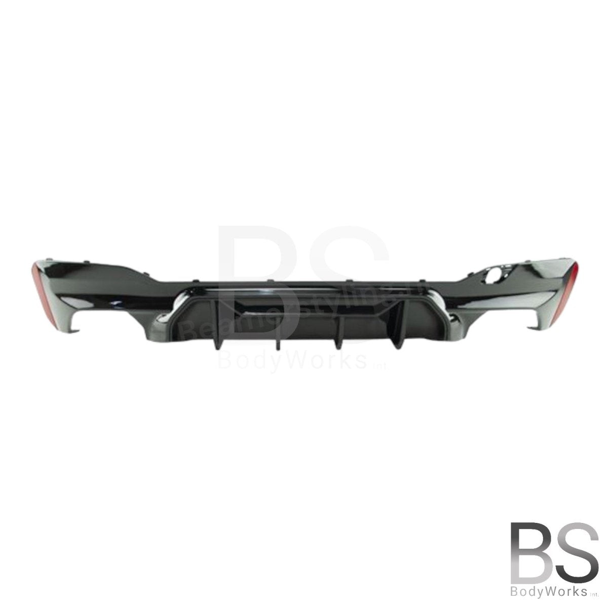 Diffuser - BMW G30 / G31 - Competition Look - Hoogglans Zwart | 17 - 24 - Beamerstyling.nl