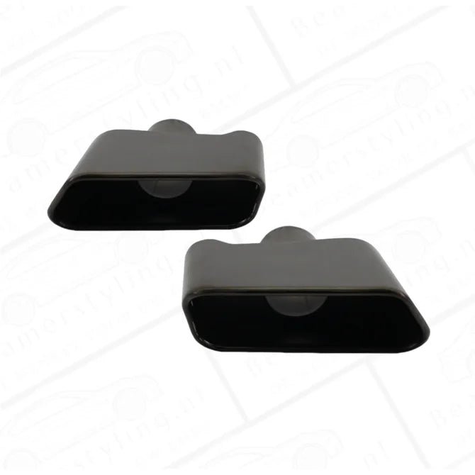 Diffuser - BMW G30 / G31 - M Performance Look - Hoogglans Zwart - Incl Sierstukken Zwart - Beamerstyling.nl