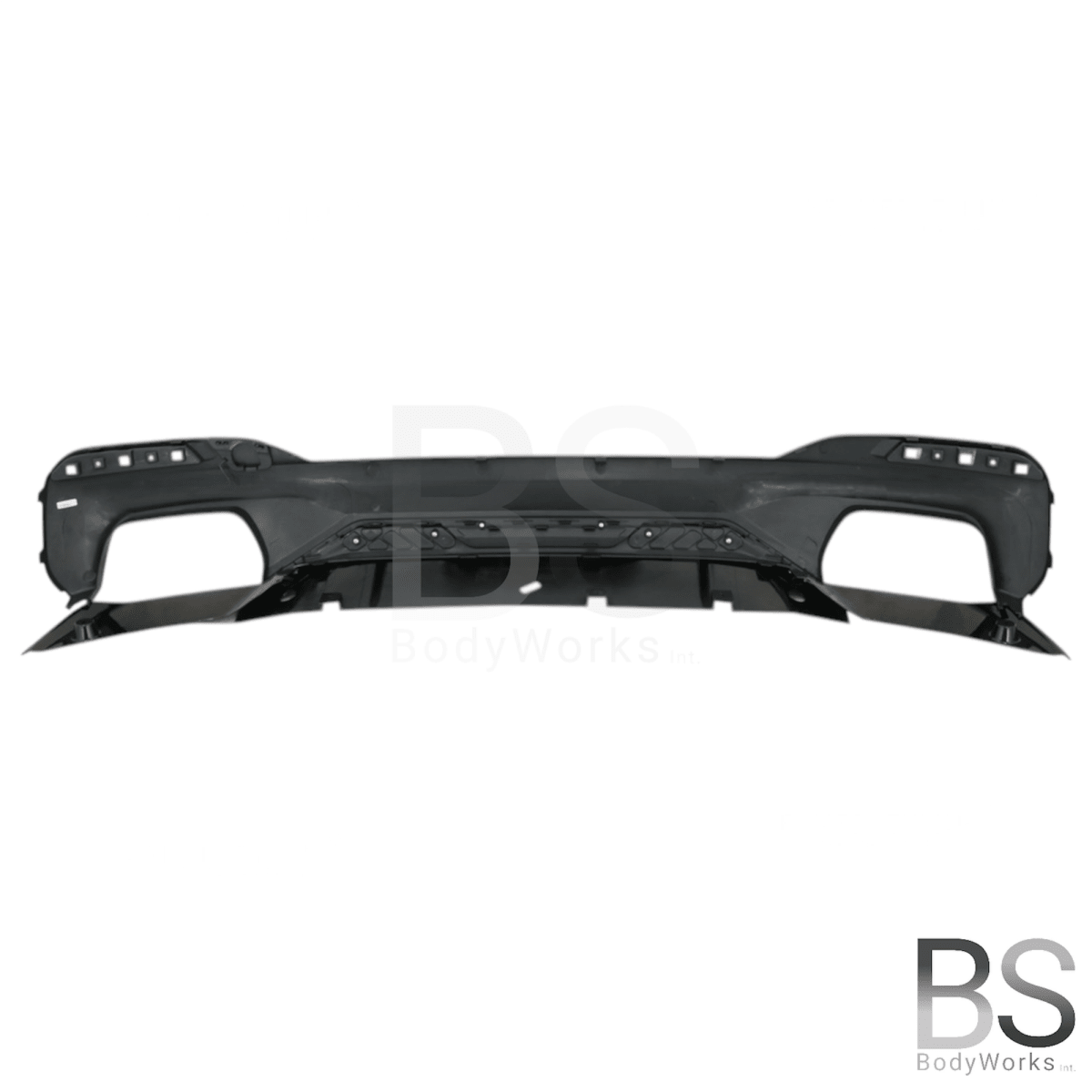 Diffuser - BMW G30 / G31 - M Performance Look - Voor 550i - Hoogglans Zwart | 17 - 23 - Beamerstyling.nl