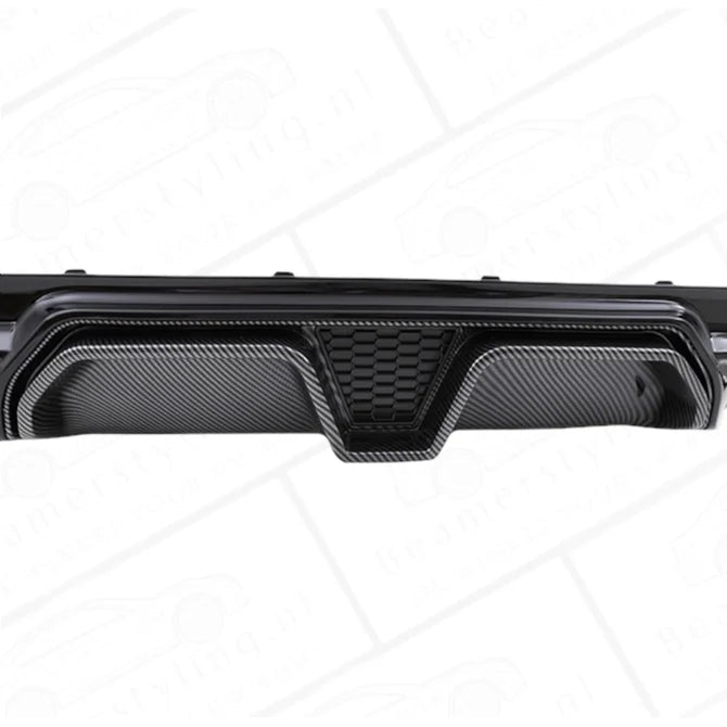 Diffuser - BMW G30 / G31 - M5 Cs Design - Zwart/Carbon - Beamerstyling.nl