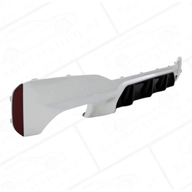Diffuser - BMW G30 / G31 - M5 Look - Hoogglans Wit / Zwart - Beamerstyling.nl