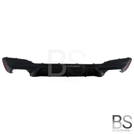 Diffuser - BMW G30 / G31 - M5 Look - Hoogglans Zwart | 17 - 23 - Beamerstyling.nl