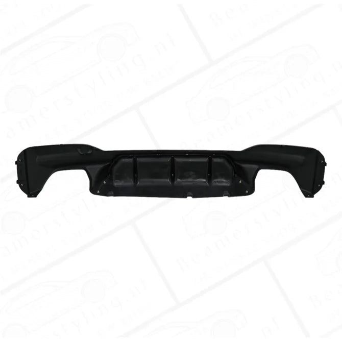 Diffuser - BMW G30 / G31 - M5 Look - Hoogglans Zwart - Incl Sierstukken Chroom - Beamerstyling.nl