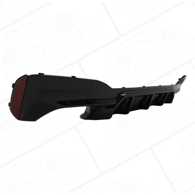 Diffuser - BMW G30 / G31 - M5 Look - Hoogglans Zwart - Incl Sierstukken Hoogglans Zwart - Beamerstyling.nl