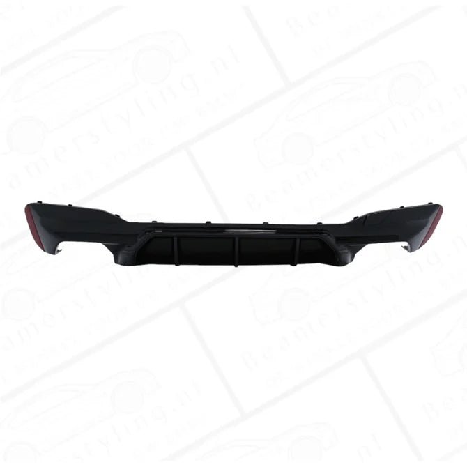 Diffuser - BMW G30 / G31 - M5 Look - Hoogglans Zwart - Incl Sierstukken Hoogglans Zwart - Beamerstyling.nl