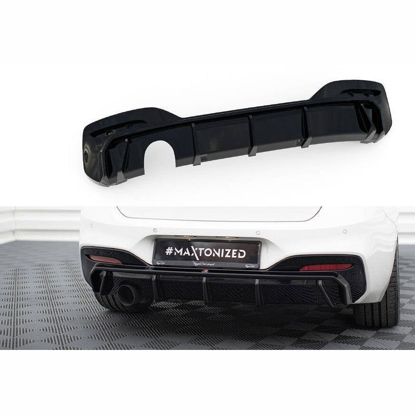 Diffuser V3 - BMW F20LCI / F21LCI - 1 Uitlaat Links - Maxton Design | 2015 - 2019 - Beamerstyling.nl