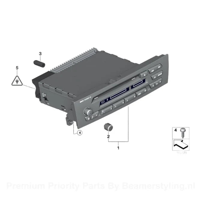 Draaiknop - BMW E81 / E82 / E87 / E88 | E84 | E89 - Business Cd - Beamerstyling.nl