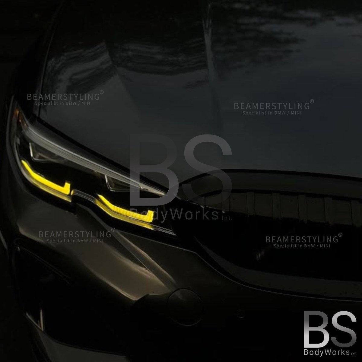 Drl Modules - BMW G20 / G21 - Yellow LED - CSL Style | 18 - 22 - Beamerstyling.nl