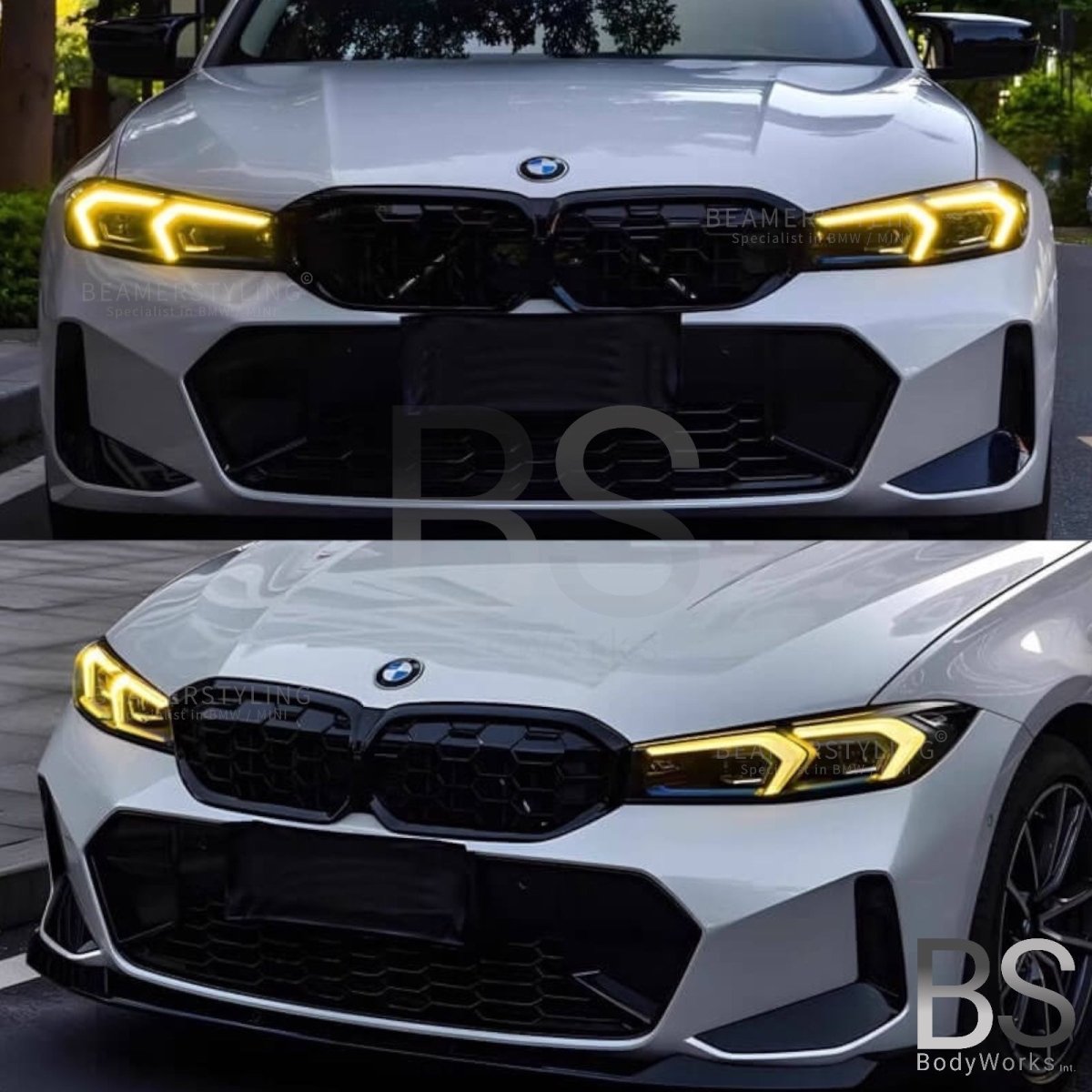 Drl Modules - BMW G20LCI / G21LCI - Yellow LED - CSL Style | 22+ - Beamerstyling.nl
