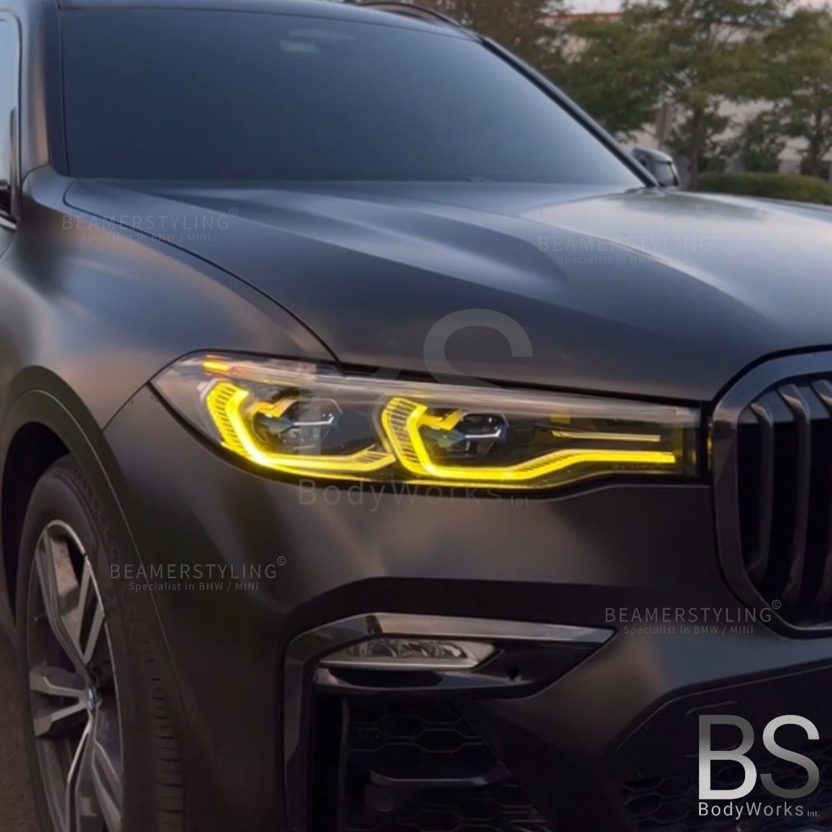 Drl Modules - BMW X7 G07 - Yellow LED - CSL Style | 18+ - Beamerstyling.nl