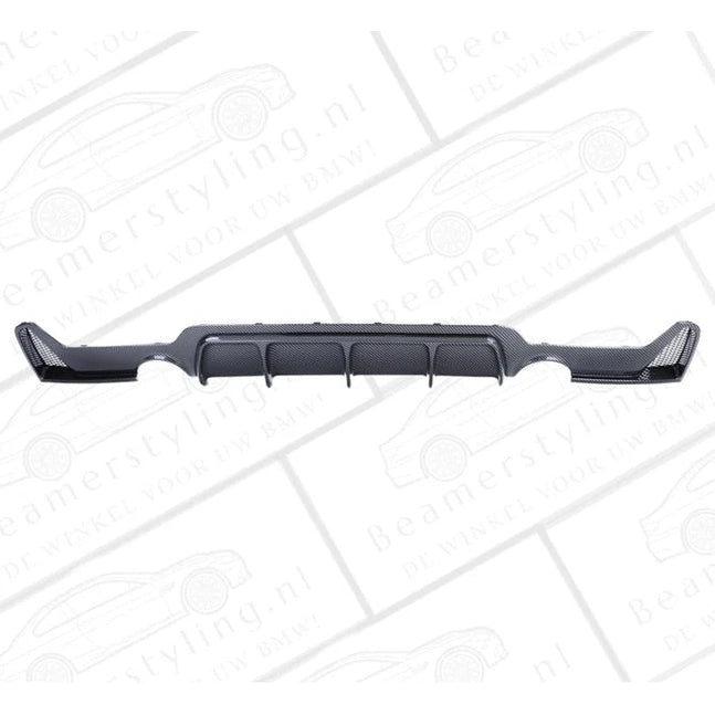 Diffuser - BMW F32 / F33 / F36 - Performance Look - 435I/440I - Carbon Look