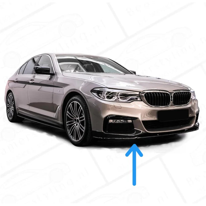 Front Lip - BMW G30 / G31 - M Performance Look - Glanzend Zwart | 17-20