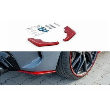 Achterbumper Splitters V2 - BMW F40 - Rood - Maxton Design