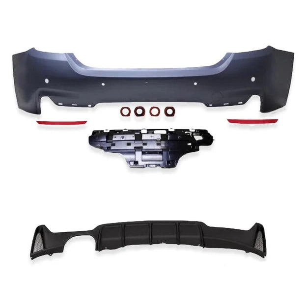 Achterbumper - BMW 4 Serie F36 - M Performance Look | Met PDC