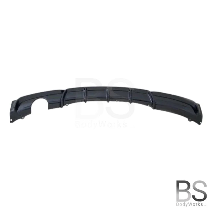 Diffuser - BMW F30 / F31 - M Performance Look - Hoogglans Zwart - 1 Uitlaat Links