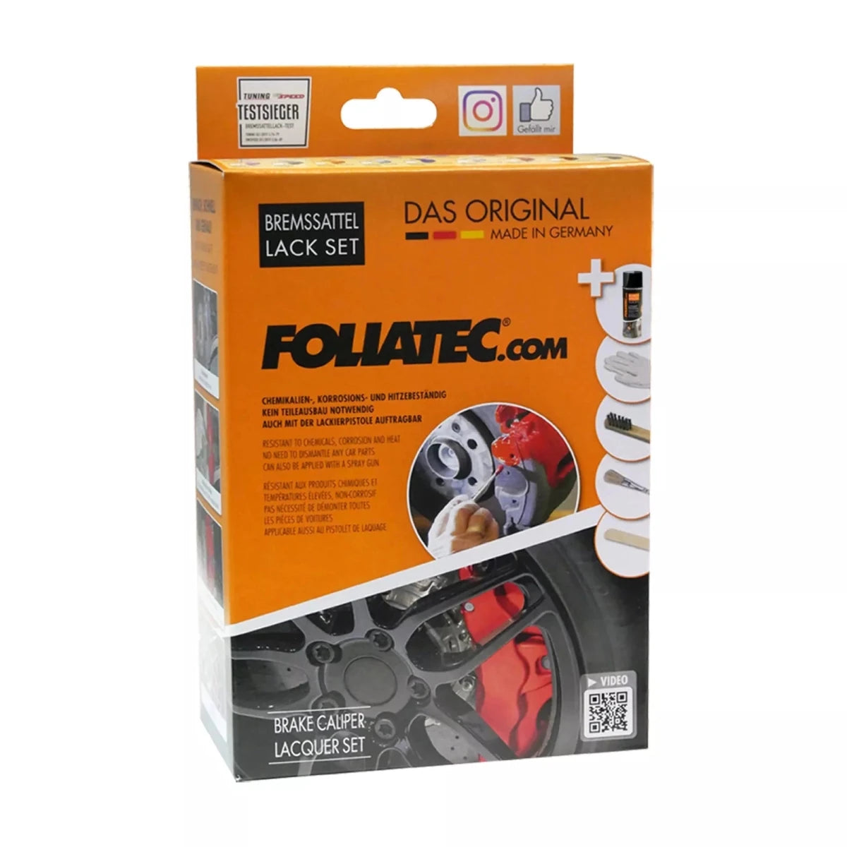 Foliatec® Remklauwverf - 3 Componenten Lak - Complete 7 - Delige Kit | Carbon Metallic - Beamerstyling.nl