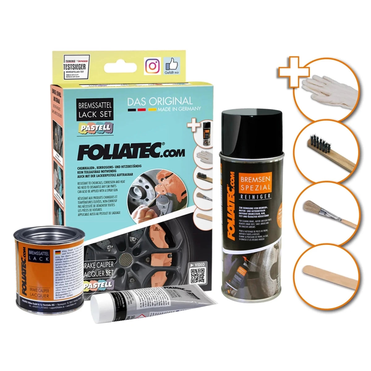 Foliatec® Remklauwverf - 3 Componenten Lak - Complete 7 - Delige Kit | Soft Violet - Beamerstyling.nl