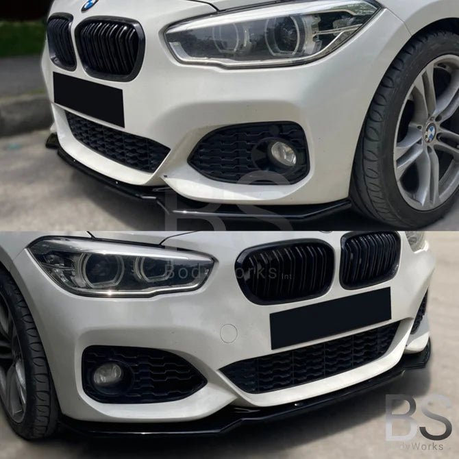 Front Lip - BMW 1 Serie F20LCI / F21LCI - Hoogglans Zwart | 2015 - 2019 - Beamerstyling.nl